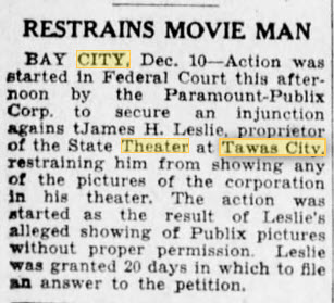 Rivola Theater (State Theater) - Dec 11 1931 Article